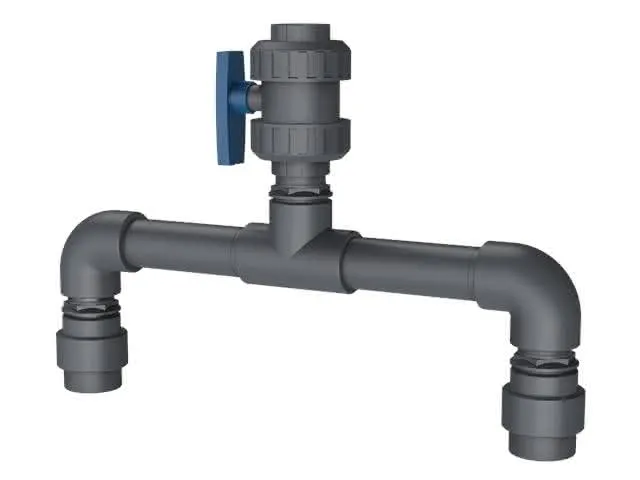 GRUNDFOS Zubehör f.Schmutz-/Abwasserpum. Druckabgang Duolift 270 CC 11/2in kompl.