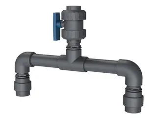 GRUNDFOS Zubehör f.Schmutz-/Abwasserpum. Druckabgang Duolift 270 CC 11/2in kompl.