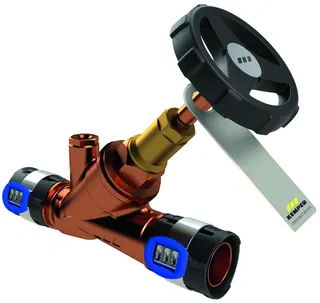 KEMPER WESER Freistrom-Absperrventil RG m. Entlst.G1/4 FlowFit DN32/40 x 3,0 mm