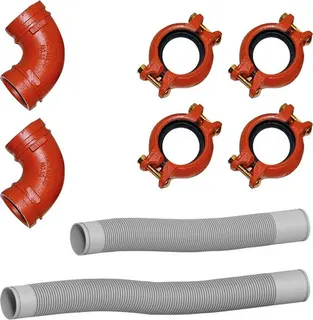 BOSCH Zubehör Erdwärmepumpen Anschl.-Set 5 Vor-/Rücklauf Heizung für T 540...800-2