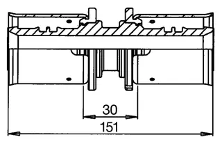 comfort-press-Metall-Kupplung A22 63mm – Bild 2