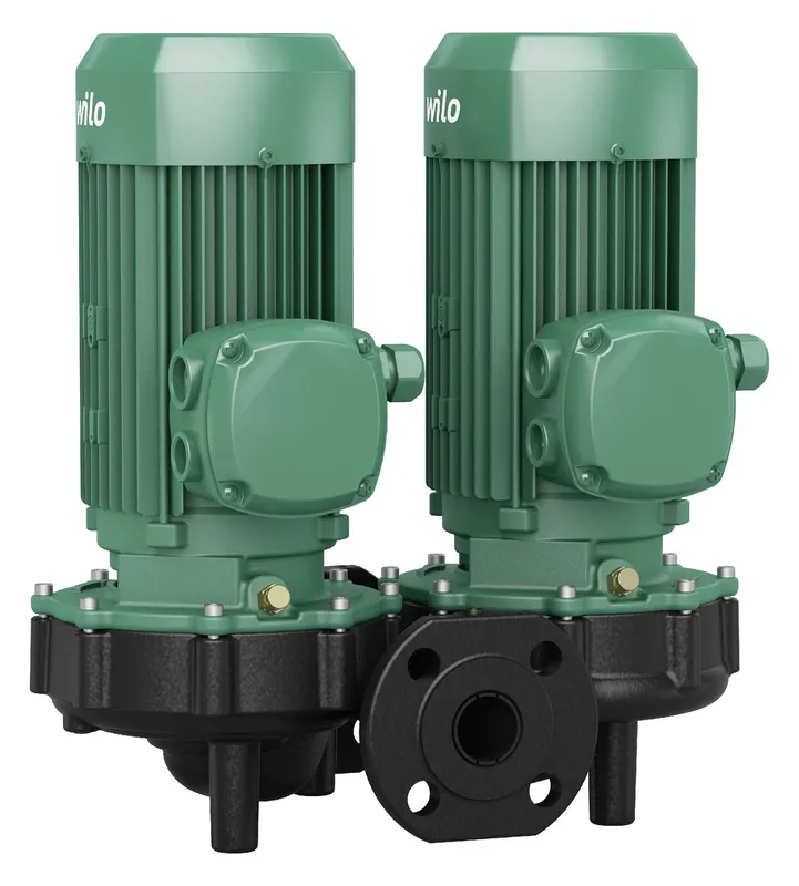 Wilo Trockenläufer-Standard-Doppelpumpe DPL 50/105-0,75/2,DN50,3x400V,0.75kW