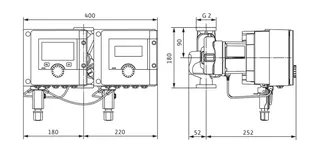 Wilo Nassläufer-Premium-Smart-Doppelp. Stratos MAXO-D 30/0,5-6 PN10,G2,109W – Bild 4
