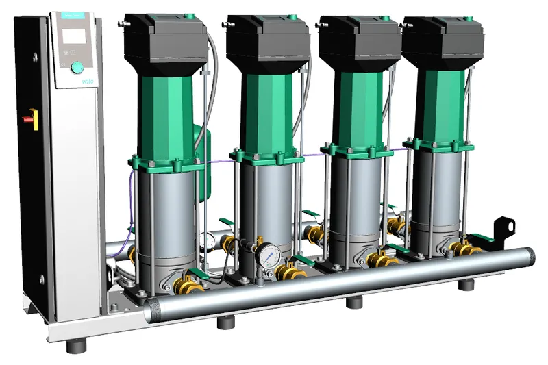 Wilo Mehrpumpenanlage SiBoost Smart 2MVISE404,1.1kW