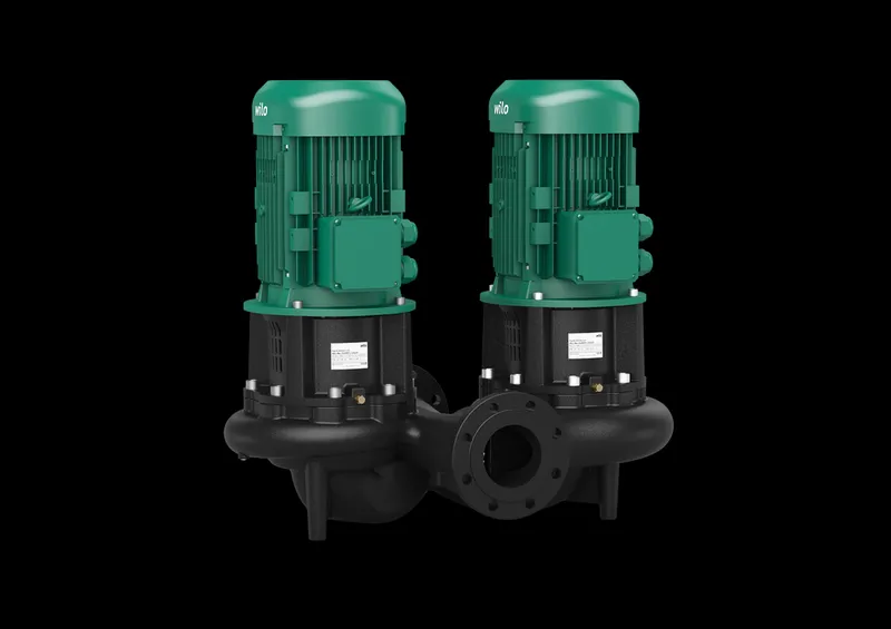Wilo Trockenläufer-Standard-Doppelpumpe DL 150/200-7,5/4,DN150,3x400V,7.5kW