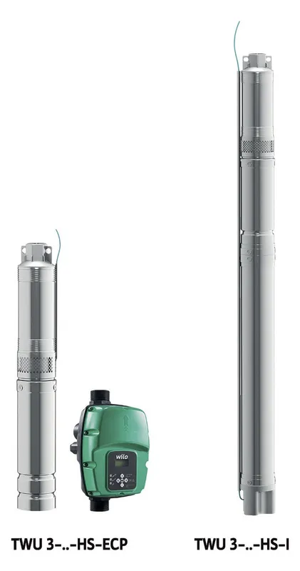 Wilo Unterwassermotor-Pumpe Sub TWU 3.02-02-HS-I,Rp 1,1x230V,0.6kW