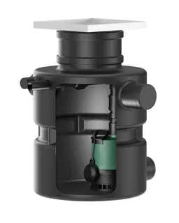 Wilo Überflur-Hebeanlage DrainLiftBOX-32/11HD E O,230V,0,55kW