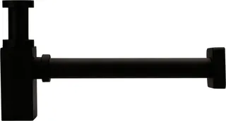 sanibel-Designsiphon quadratisch DN 32 (11/4") schwarz
