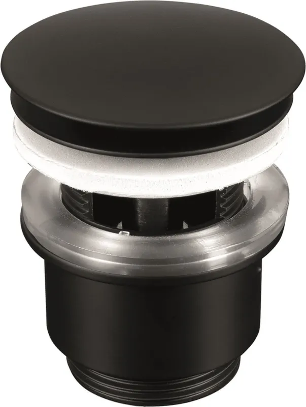 sanibel-Design-Excentergrt. Druckverschl rund m.ÜL DN 32 (11/4")x63 mm schwarz