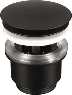 sanibel-Design-Excentergrt. Druckverschl rund m.ÜL DN 32 (11/4")x63 mm schwarz