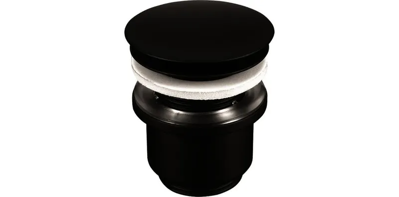 sanibel-Design-Excentergrt. Druckverschl rund o.ÜL DN 32 (11/4")x63 mm schwarz