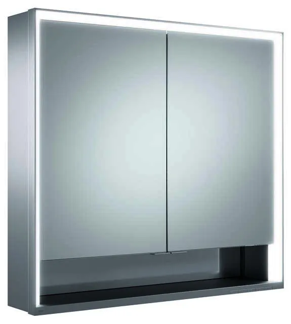 Keuco SPS Royal Lumos 14302, VB Hzg. 800x735x165mm si.-elox.