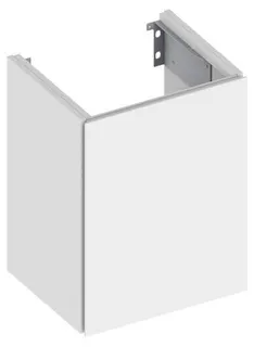 KE WTU X-Line 33122, 1-trg.,Anschl.,re., inox/Glas inox, 460x605x380mm