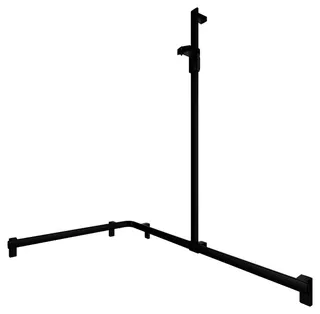 KE Duschhandlauf AXESS 35015, Br.stg. r. 850/1150/1301mm sw matt