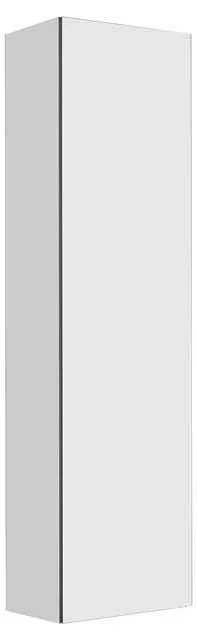 Keuco HS Seitenregal rechts X-Line 33132, 1-trg. Anschl. li. 480x1750x300mm vulk.