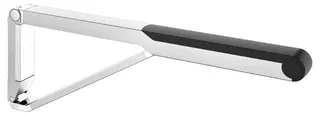 KE Stützklappgriff WC AXESS 35003, 700mm si.-elox./sw