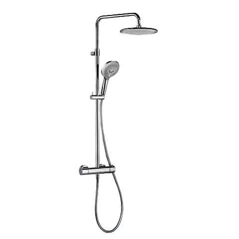 KLUDI FRESHLINE Thermostat Dual Shower System, 8.0 l chrom
