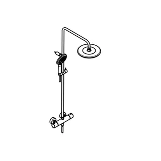 KLUDI FRESHLINE Thermostat Dual Shower System, 8.0 l chrom – Bild 2