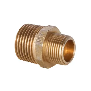 IBP Doppelnippel S.3000 3245 2" x 1 1/2" AG Rotguss