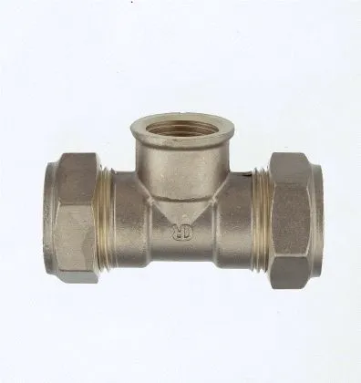 IBP T-Stück Conex 617 28 x 1/2" x 28 IG Messing