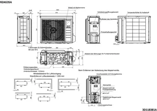 DAIKIN RZAG35A Außengerät R-32 Mini Sky Air Alpha Serie – Bild 3