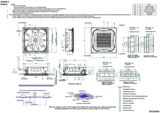 DAIKIN Roundflowkassette FCAG-B Baugröße 71 – Bild 3