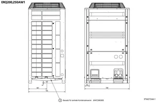 DAIKIN Außengerät ERQ200AW1 Invertergeregelter Verflüssigungssatz – Bild 3