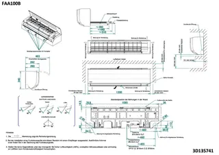 DAIKIN Sky Air Wandgerät FAA100B Typ FAA100B – Bild 3