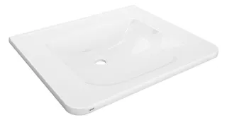 Aquarotter Einzelwaschtisch, MEDCARE, MIRANIT, 650x150x550 mm, weiß