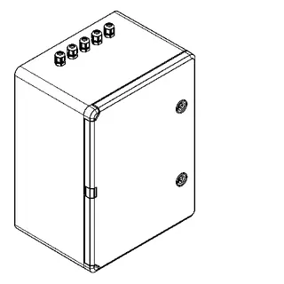 Aquarotter Steuerschrank ECC2, A3000open, Kst., AP, mit GLT-Protokoll, 230 VAC-24 VDC – Bild 2
