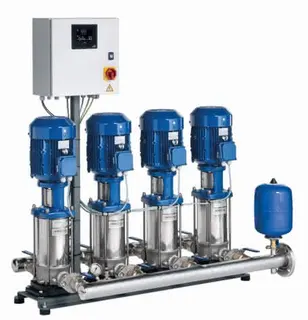 KSB Druckerh. DeltaPrimo F 2-02/02 mit 2 Movitec, 0,37 kW, Zulauf F