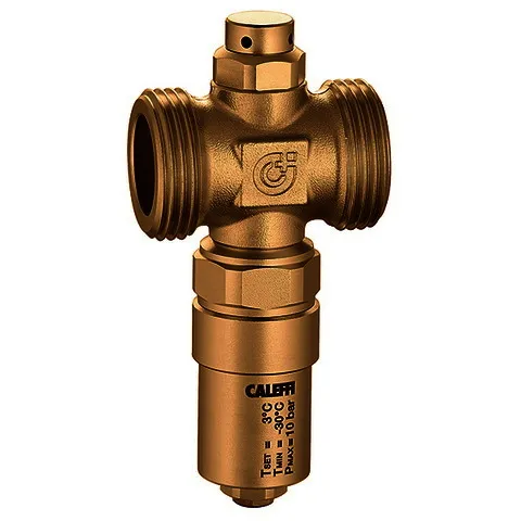 CA Frostschutzventil 1 1/2" mit Klemmringanschlüssen für Kupferrohr