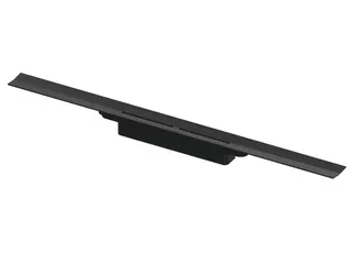TECEdrainprofile Duschprofil, 1600 mm, Edelstahl gebürstet, schwarz – Bild 1