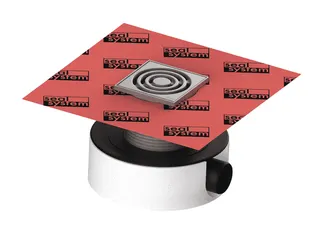 TECEdrainpoint S Ablaufset115 superflach angebrachte Dichtmanschette, Wasser GV