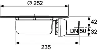 TECEdrainpoint S Ablauf DN 50 superflach ohne Zulauf, mit Seal System Univ.fl. – Bild 5