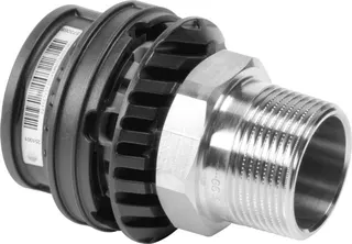 Viega Übergangsstück mit SC Geopress K 9711G in 32mm x R1 Kunststoff – Bild 2