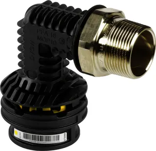 Viega Bogen 90 Grad SC Geopress K 9714G in 40mm x R1 1/4 Kunststoff