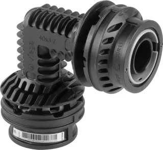 Viega Bogen 90 Grad mit SC Geopress K 9716G in 32mm Kunststoff – Bild 2