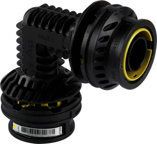 Viega Bogen 90 Grad mit SC Geopress K 9716G in 40mm Kunststoff