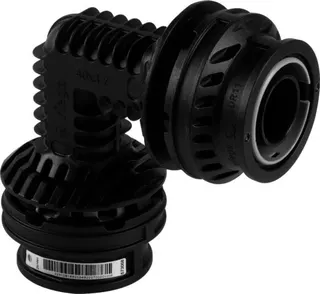 Viega Bogen 90 Grad mit SC Geopress K 9716G in 40mm Kunststoff – Bild 2