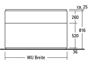 DI dimara WTU f. Geberit Reno. Nr.1 Plan F:Weiß glänzend, DMKEESD055A