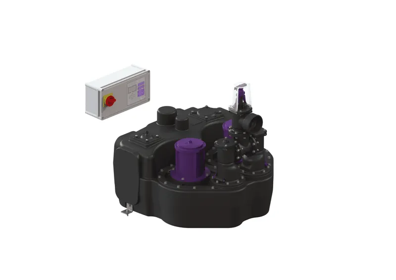 KESSEL-Hebeanlage Aqualift F Duo Comfort, SPF 1500-S1, Schieber