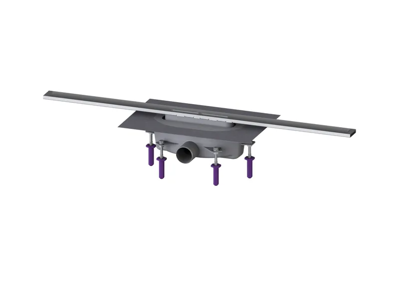 KESSEL-Duschrinne Linearis Infinity 90 L: 900 mm, DN 50, Edelstahl gebürstet