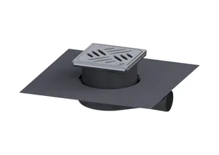 KESSEL-Bodenablauf Der Ultraflache 54 DN 50, WaD, Designrost, L&L, Megastop