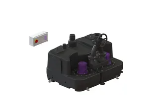 KESSEL-Hebeanlage Aqualift F XL 450 l Duo, SPF 4500-S3, Gussschieber
