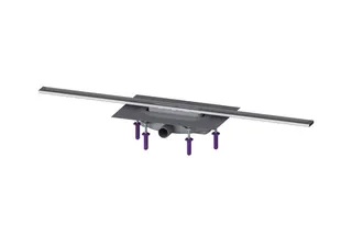 KESSEL-Duschrinne Linearis Infinity 60 L: 1000 mm, DN 40, Edst. geb., Megastop – Bild 1