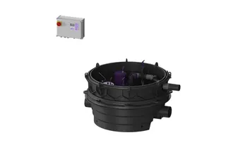 KESSEL-Rückstauhebeanlage Ecolift XL Duo, 1 mot. Klappe, SPF 3000-S3 – Bild 1