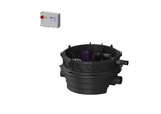 KESSEL-Rückstauhebeanlage Ecolift XL Duo, 1 mot. Klappe, SPF 4500-S1