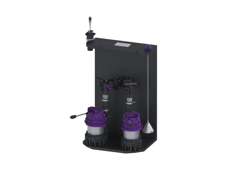 KESSEL-Pumpanlage Aquapump Retrofit Duo, GTF 1000, Tauchglocke