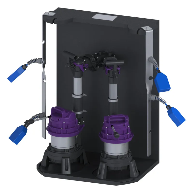 KESSEL-Pumpanlage Aquapump Retrofit Duo, GTF 1200, Schwimmer